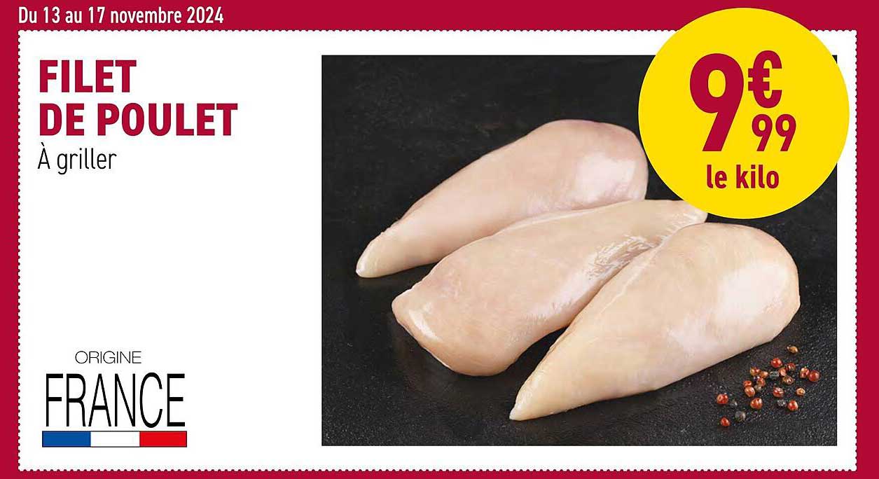 FILET DE POULET