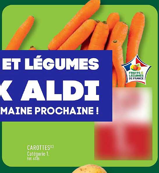 FRUITS ET LÉGUMES CHEZ ALDI