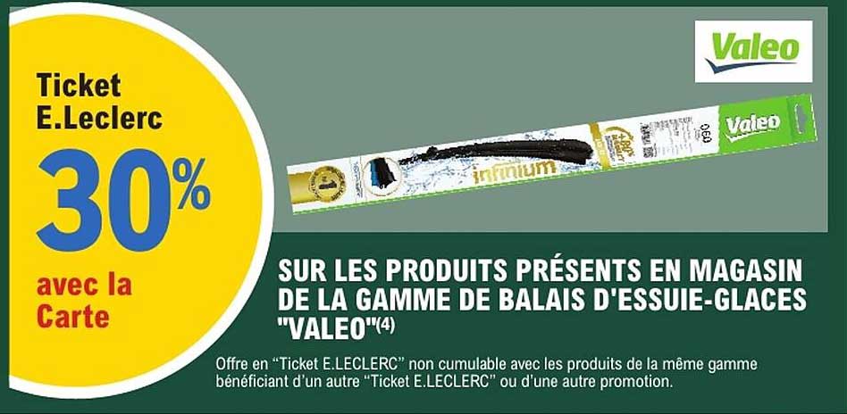 GAMME DE BALAIS D'ESSUIE-GLACES "VALEO"