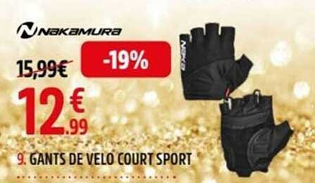 GANTS DE VÉLO COURT SPORT