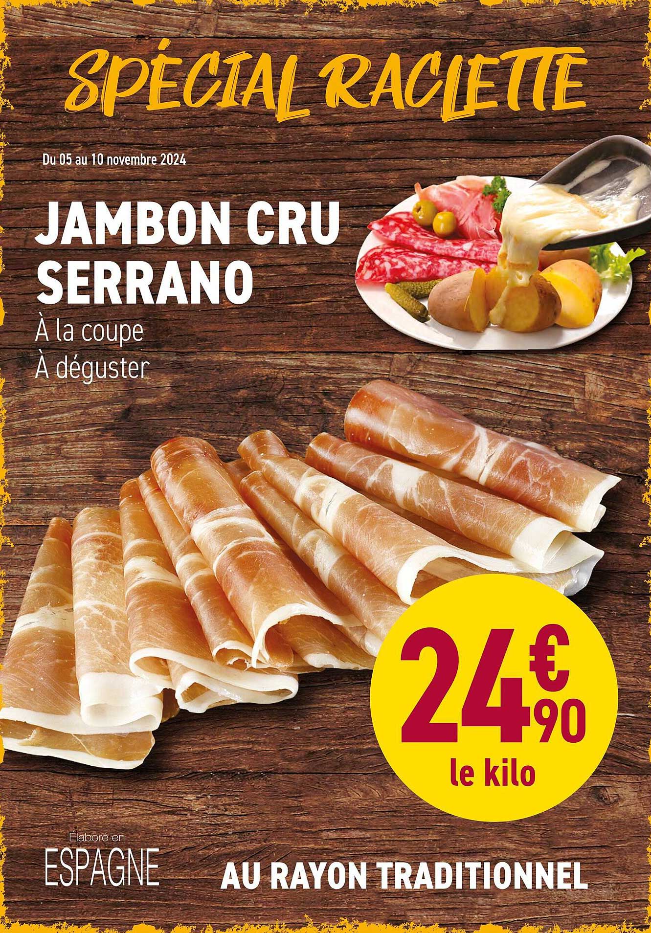 JAMBON CRU SERRANO