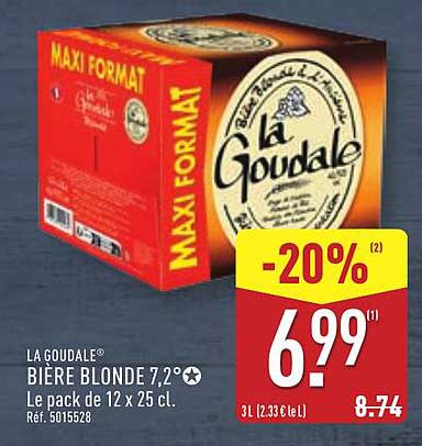 LA GOUDALE® BIERRE BLONDE 7,2°