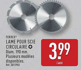 LAME POUR SCIE CIRCULAIRE