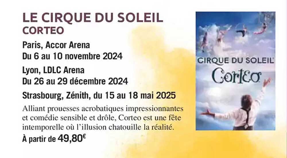 LE CIRQUE DU SOLEIL CORTEO