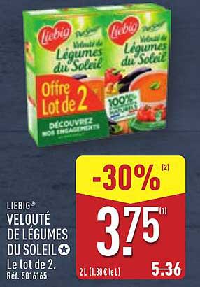 Liebig Velouté de Légumes du Soleil - Offre Lot de 2