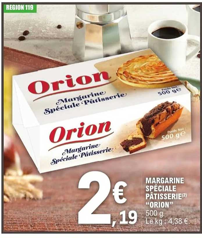 MARGARINE SPÉCIALE PÂTISSERIE “ORION”