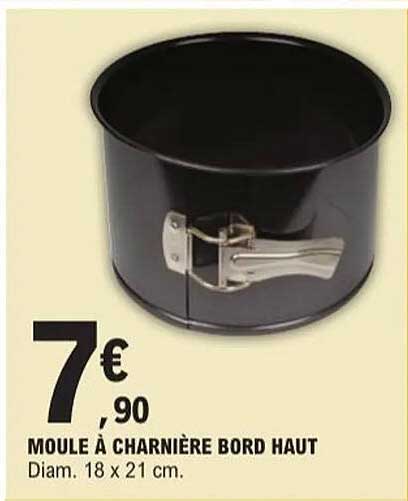 MOULE À CHARNIÈRE BORD HAUT