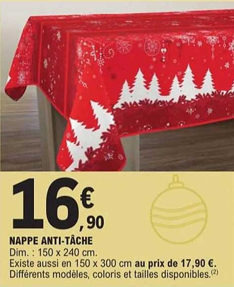 NAPPE ANTI-TÂCHE