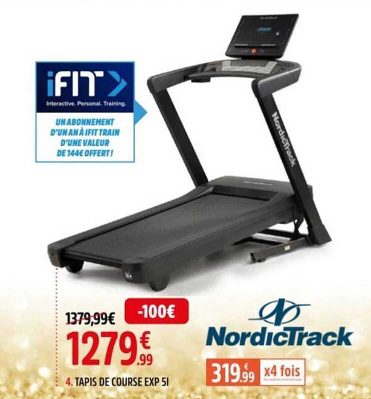 NordicTrack Tapis de course EXP 5i