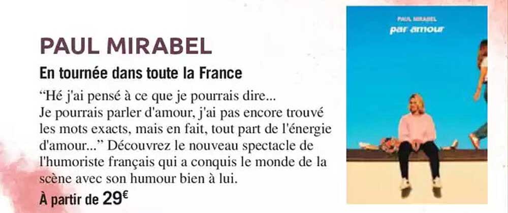 PAUL MIRABEL par amour