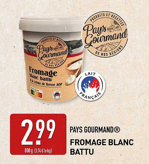 PAYS GOURMAND® FROMAGE BLANC BATTU