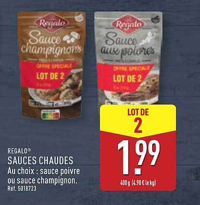 Sauces chaudes