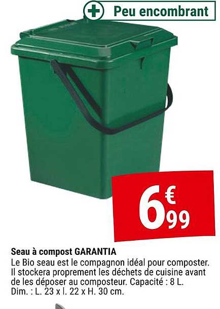 Seau à compost GARANTIA