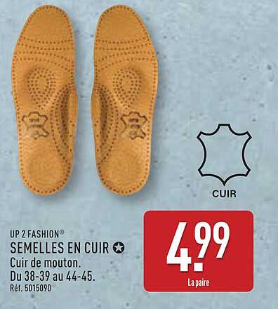 SEMELLES EN CUIR