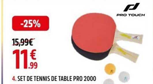 SET DE TENNIS DE TABLE PRO 2000