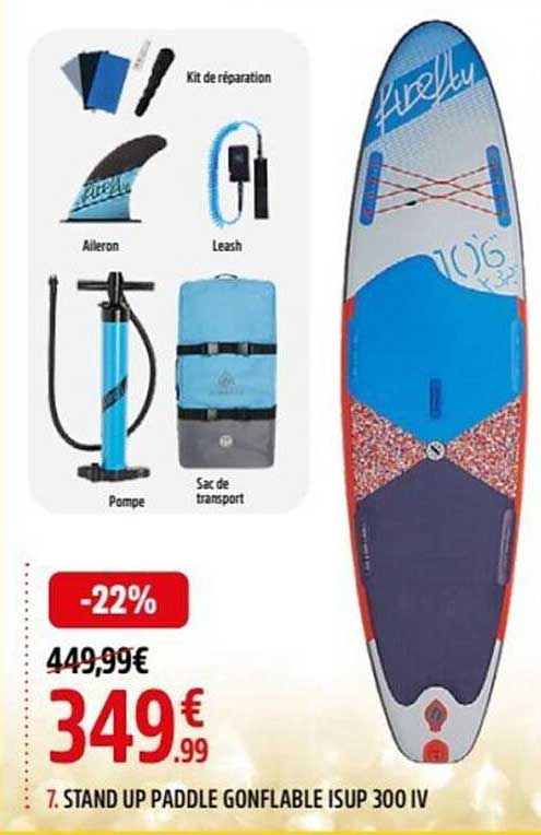 Stand Up Paddle Gonflable ISUP 300 IV