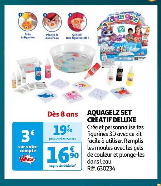 AQUAGELZ SET CREATIF DELUXE