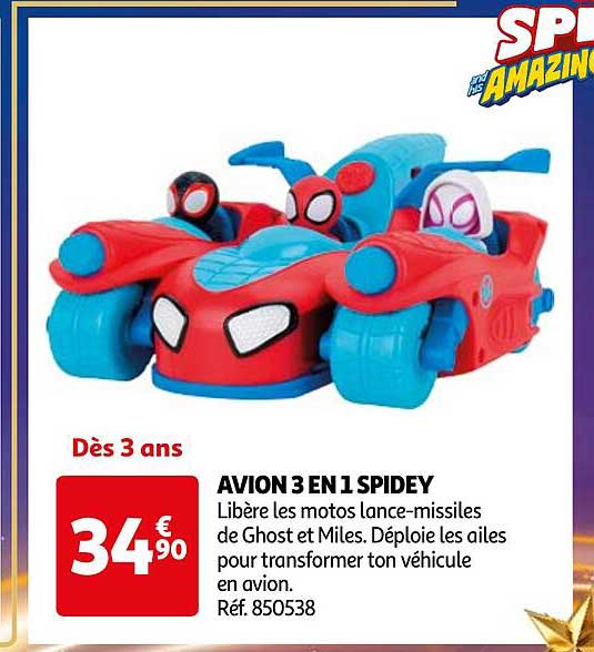 AVION 3 EN 1 SPIDEY