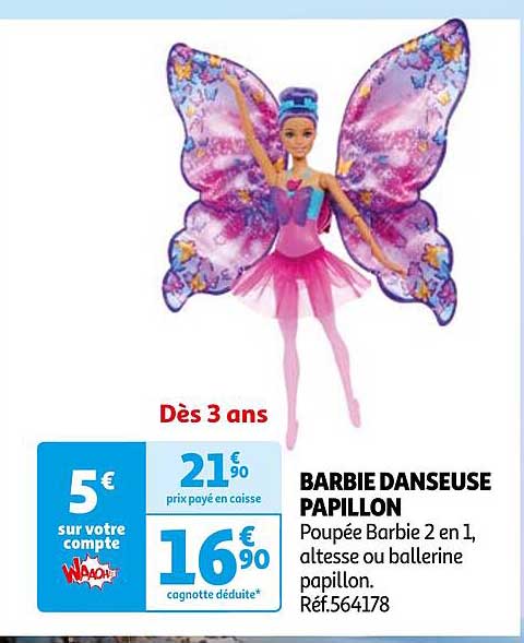 BARBIE DANSEUSE PAPILLON