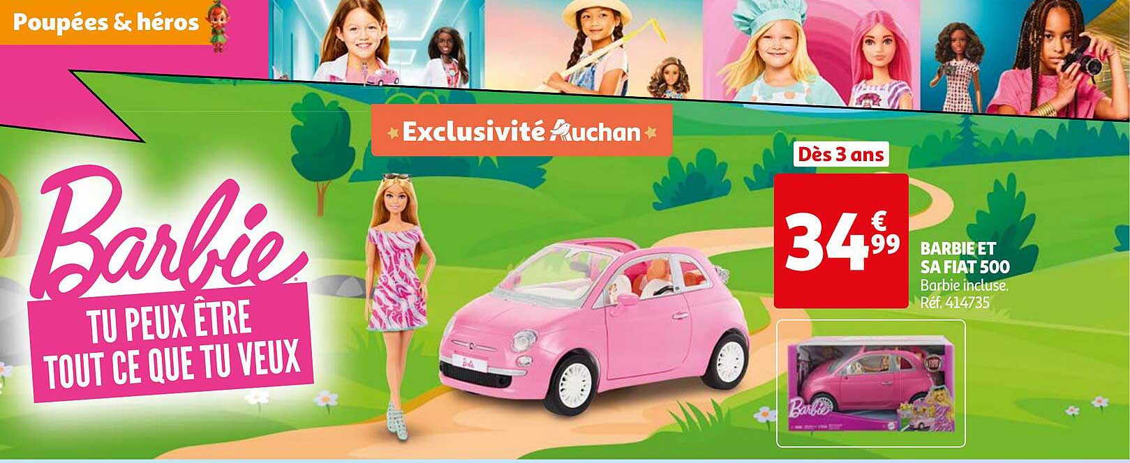 BARBIE ET SA FIAT 500