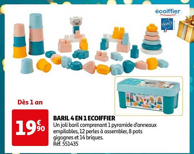 BARIL 4 EN 1 ECOIFFIER