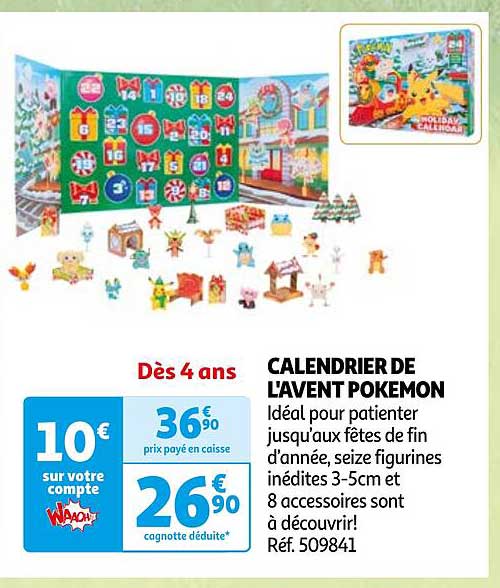 CALENDRIER DE L'AVENT POKEMON