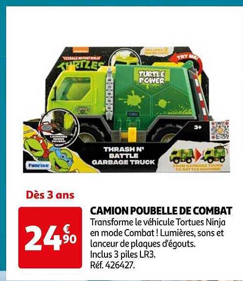 CAMION POUBELLE DE COMBAT