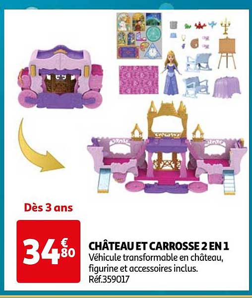 CHÂTEAU ET CARRIAGE 2 EN 1