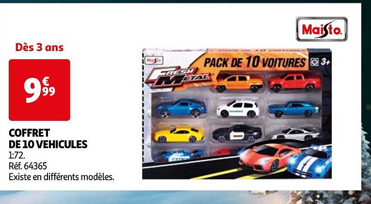 COFFRET DE 10 VEHICULES