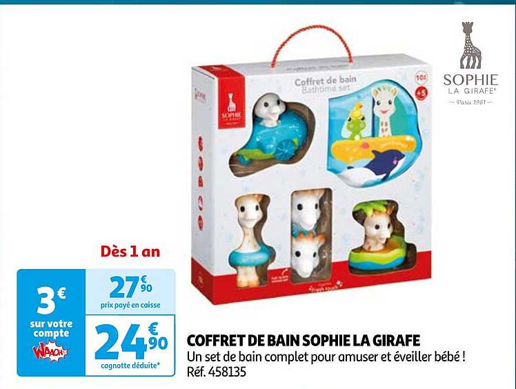 COFFRET DE BAIN SOPHIE LA GIRAFFE