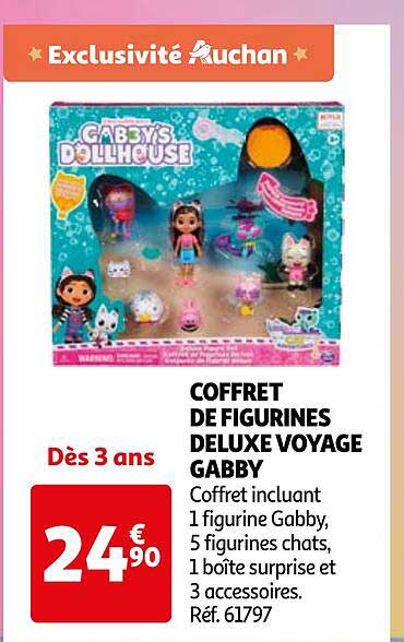 COFFRET DE FIGURINES DELUXE VOYAGE GABBY