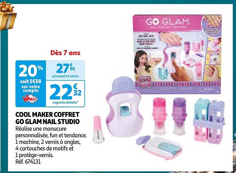 COOL MAKER COFFRET GO GLAM NAIL STUDIO