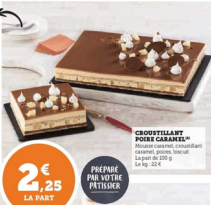 Croustillant Poire Caramel