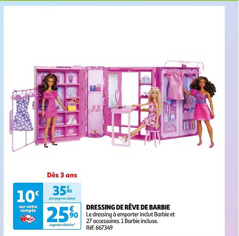 DRESSING DE RÊVE DE BARBIE