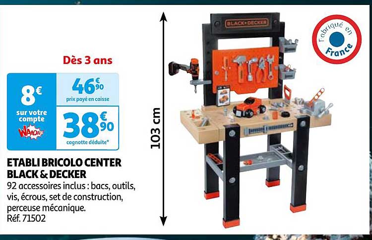 ETABLI BRICOLO CENTER BLACK & DECKER