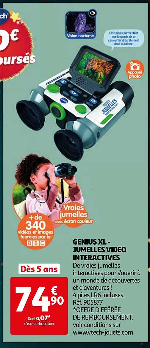 GENIUS XL - JUMELLES VIDEO INTERACTIVES