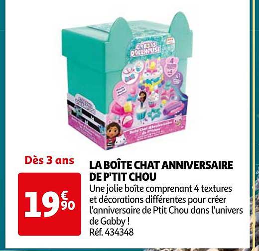 LA BOÎTE CHAT ANNIVERSAIRE DE P'TIT CHOU