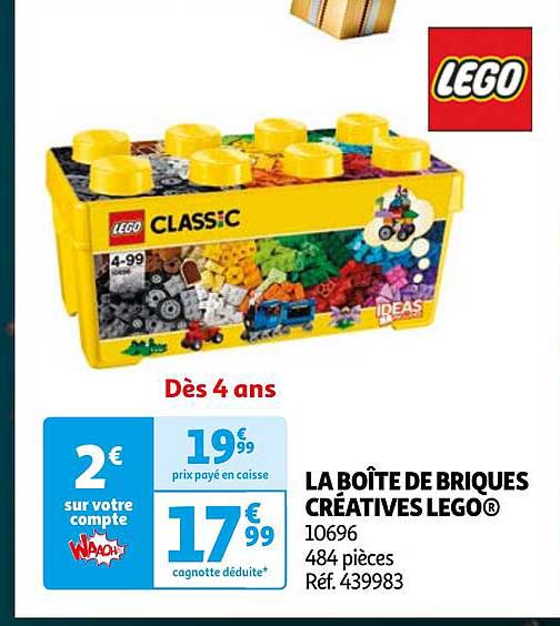 LA BOÎTE DE BRIQUES CRÉATIVES LEGO®