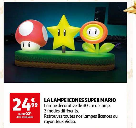 LA LAMPE ICONES SUPER MARIO