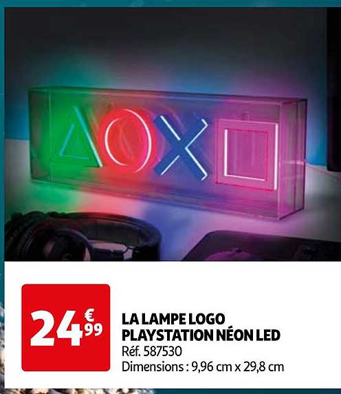 LA LAMPE LOGO PLAYSTATION NÉON LED