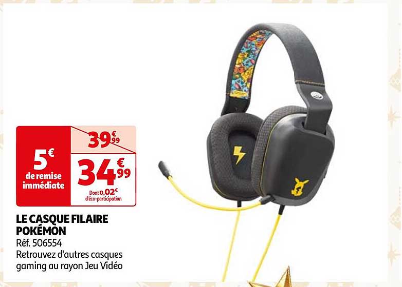 LE CASQUE FILAIRE POKÉMON