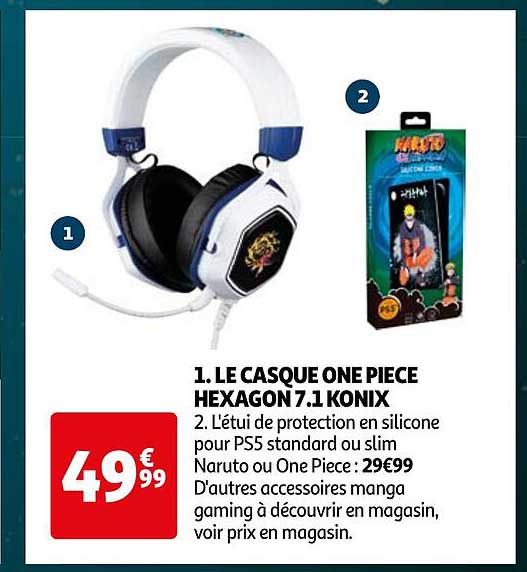 LE CASQUE ONE PIECE HEXAGON 7.1 KONIX