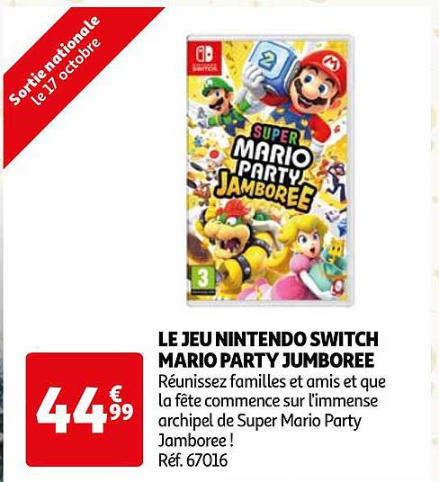 LE JEU NINTENDO SWITCH MARIO PARTY JAMBOREE