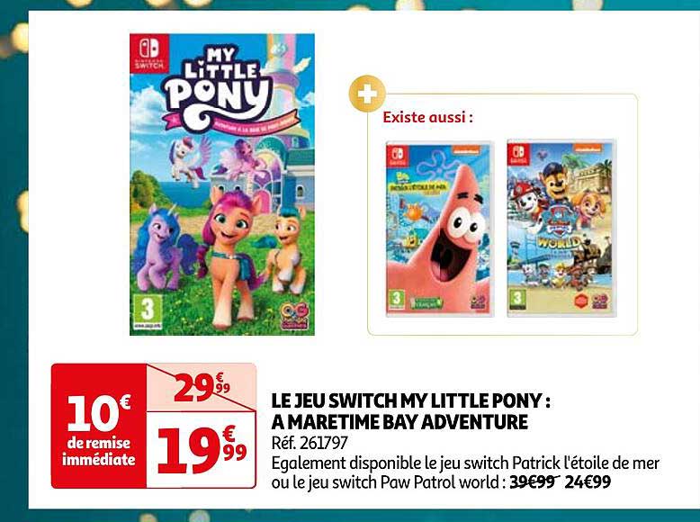 LE JEU SWITCH MY LITTLE PONY : A MARETIME BAY ADVENTURE