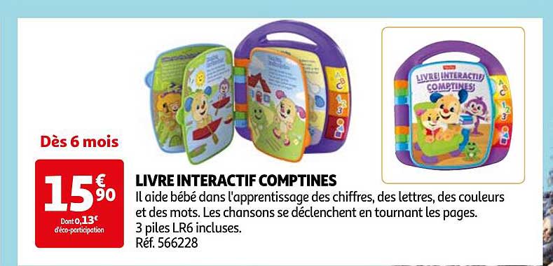 LIVRE INTERACTIF COMPTINES