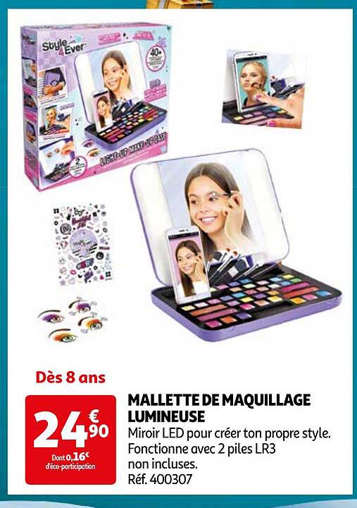 MALLETTE DE MAQUILLAGE LUMINEUSE