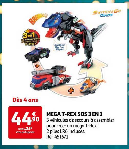 MEGA T-REX SOS 3 EN 1