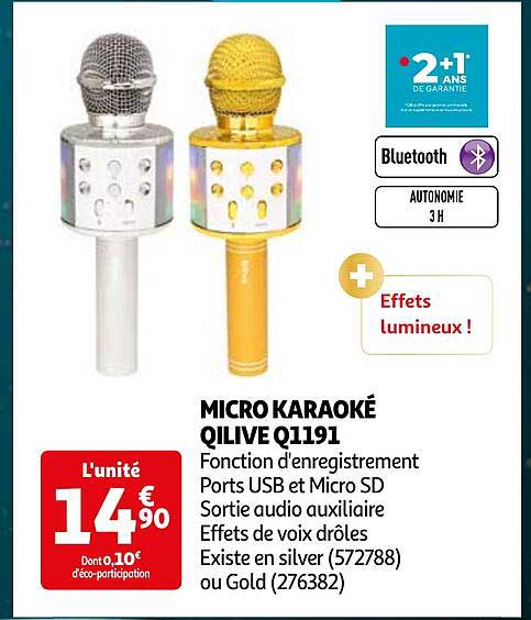 MICRO KARAOKÉ QILIVE Q1191