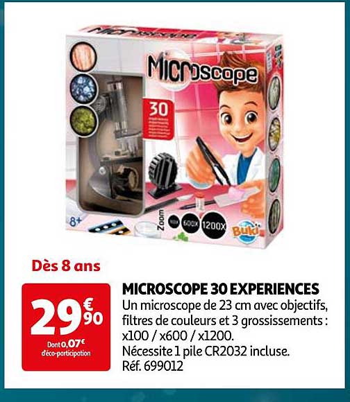 MICROSCOPE 30 EXPERIENCES