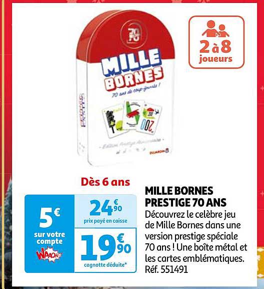 MILLE BORNES PRESTIGE 70 ANS